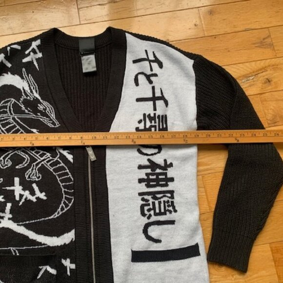 Studio Ghibli Spirited Away Cardigan Her Universe Zip Sweater Small Medium - Picture 7 of 9